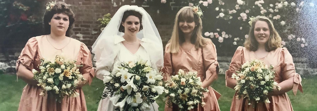 Weddings through the decades 1990s Hanami Dream Cotswolds